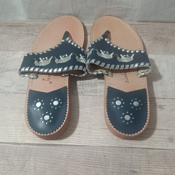 Jack Rogers Embroidered Sandals size 7M - Picture 1 of 4